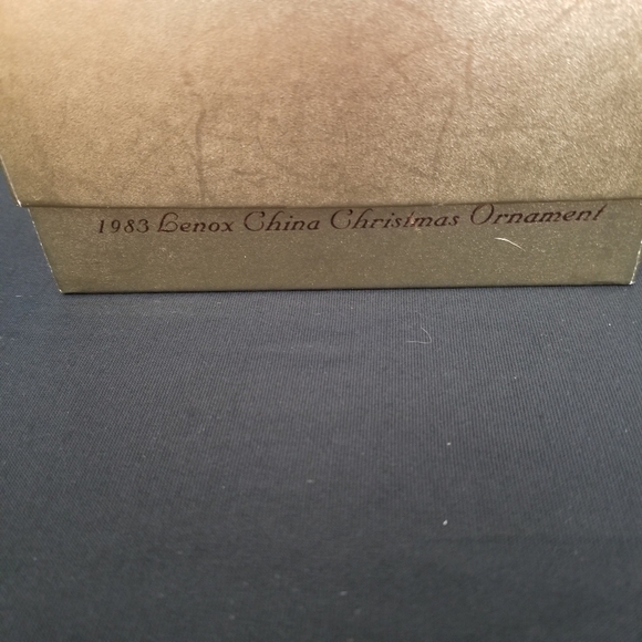1983 Lenox China Christmas Ornament Second Limited Edition 24k gold porcelain - Picture 10 of 10